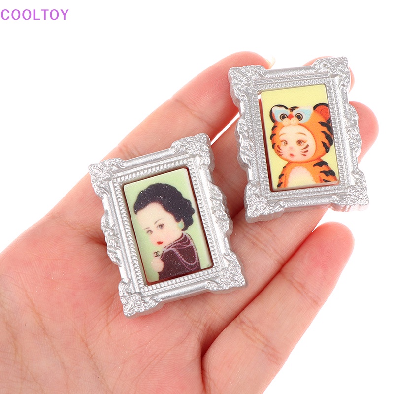 Khung Ảnh Mini Tỉ Lệ 1 / 12 Trang Trí Nhà Búp Bê