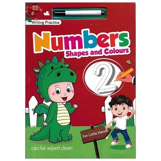 Writing Practice: Numbers, Shapes And Colours