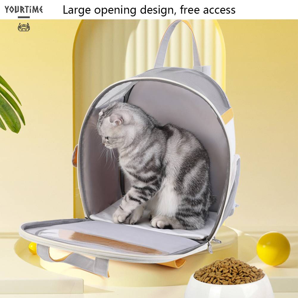 Ba Lô Đựng Thú Cưng Sức Chứa Lớn Thoáng Khí Tiện Dụng Cho Du Lịch