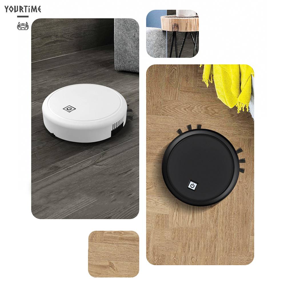 Máy Hút Bụi Mini Tự Động Kèm Sạc Loại C Tiện Dụng Cho Gia Đình