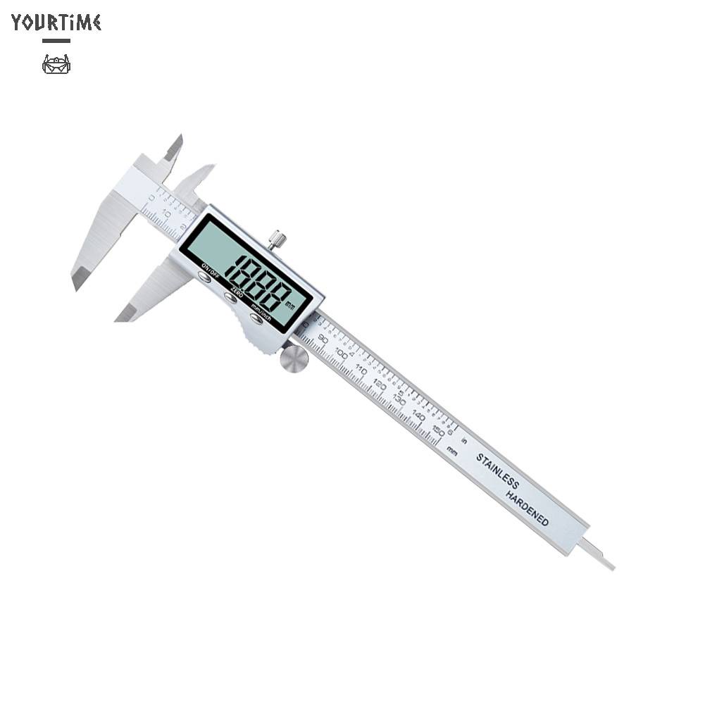 Thước Cặp Điện Tử 150mm Có Màn Hình LCD Cho Engineer Carpenter