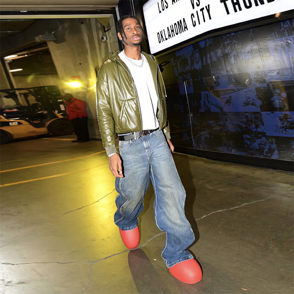 Quần Jean Wang Jiaer Chính Hãng 23ss Show Phong Cách Đường Phố Mới