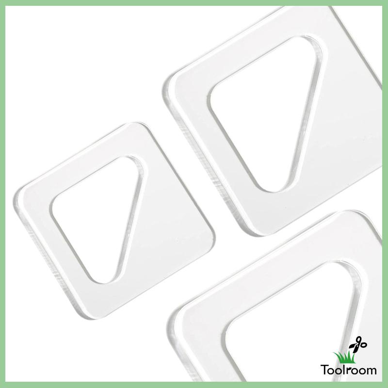 Bộ 3 Khuôn Acrylic Trong Suốt Dùng Làm Mộc Tiện Dụng