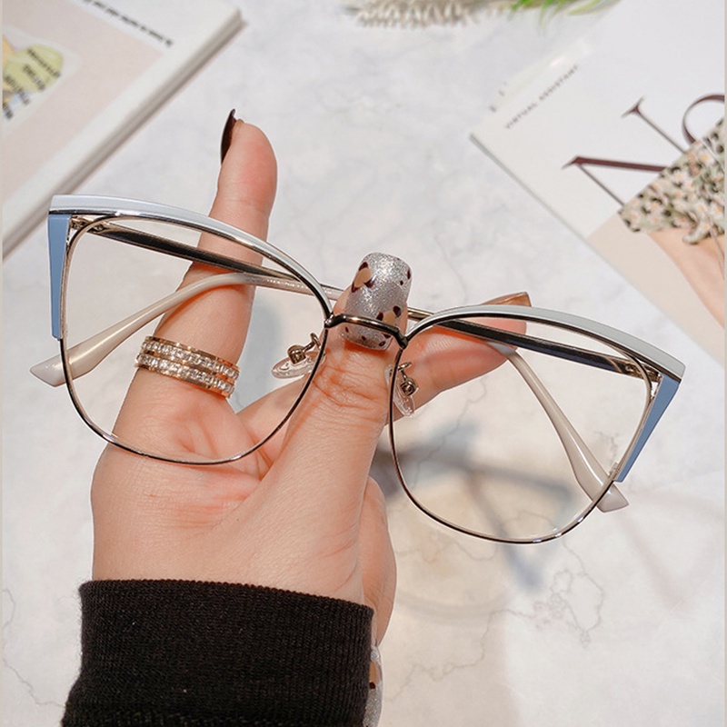 Kính Photocromic Chống Bức Xạ Minus Nam Nữ Bé Trai Đàn Hồi TR90 Máy Tính Kính Mắt Khung Chống Bluera