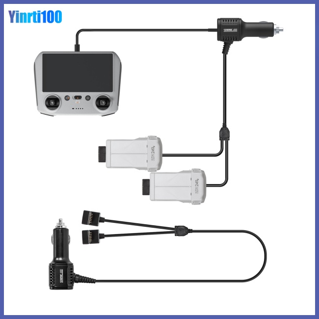 Bộ Sạc Pin Điều Khiển Từ Xa 3 Trong 1 Cho Xe Hơi Dji Mini 3 Pro Drone