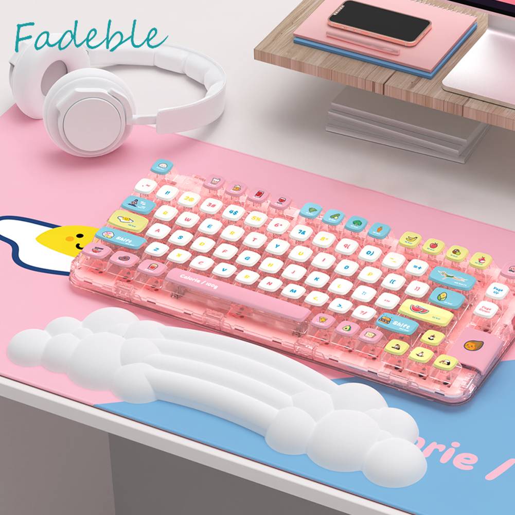 Đệm Cổ Tay Bấm Bàn Phím Máy Tính Giảm Đau Hình Đám Mây