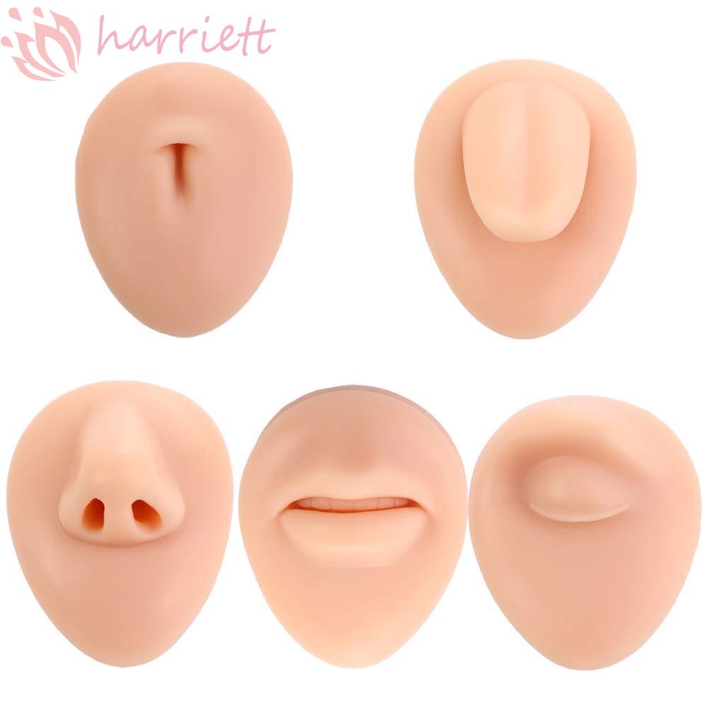 Mô Hình Silicone Dùng Thực Hành Xỏ Khuyên Mũi / Miệng / Cơ Thể