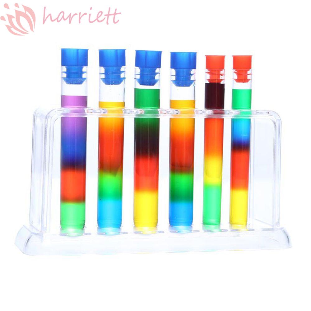 Giá Đỡ Ống Nghiệm 6 Lỗ Bằng Nhựa Trong Suốt Kích Thước 16.7 * 8 * 3cm