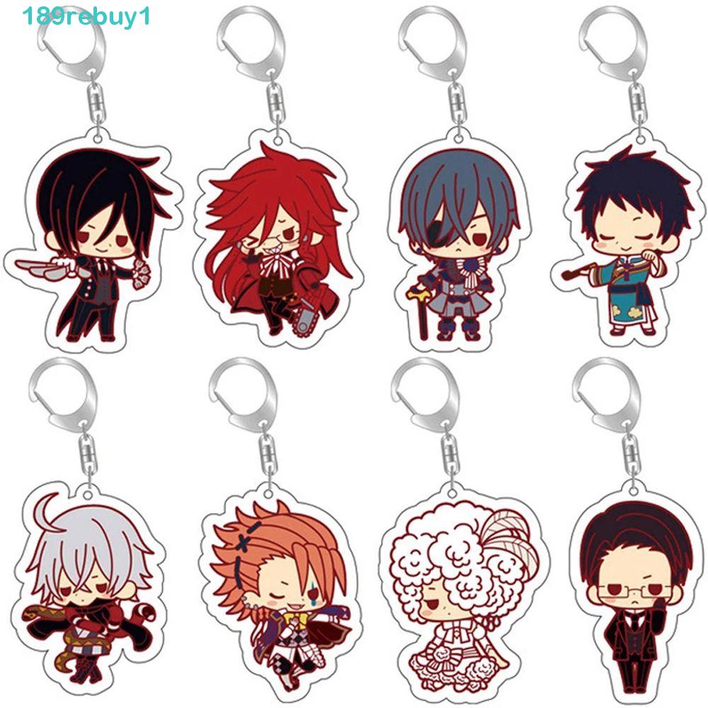 Rebuy1 Móc Khóa Acrylic Hai Mặt Hình Nhân Vật Anime