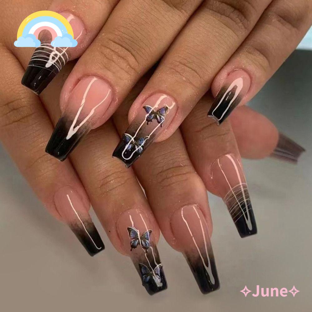 Bộ 24 Móng Tay Giả Che Phủ Toàn Diện DIY