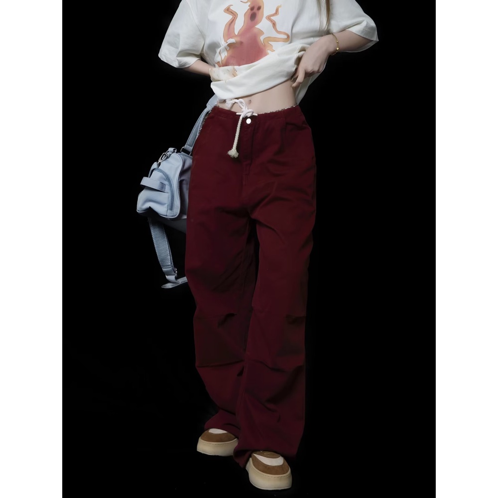 Quần Dài Ống Rộng Phong Cách Hiphop Đường Phố Cho Cặp Đôi