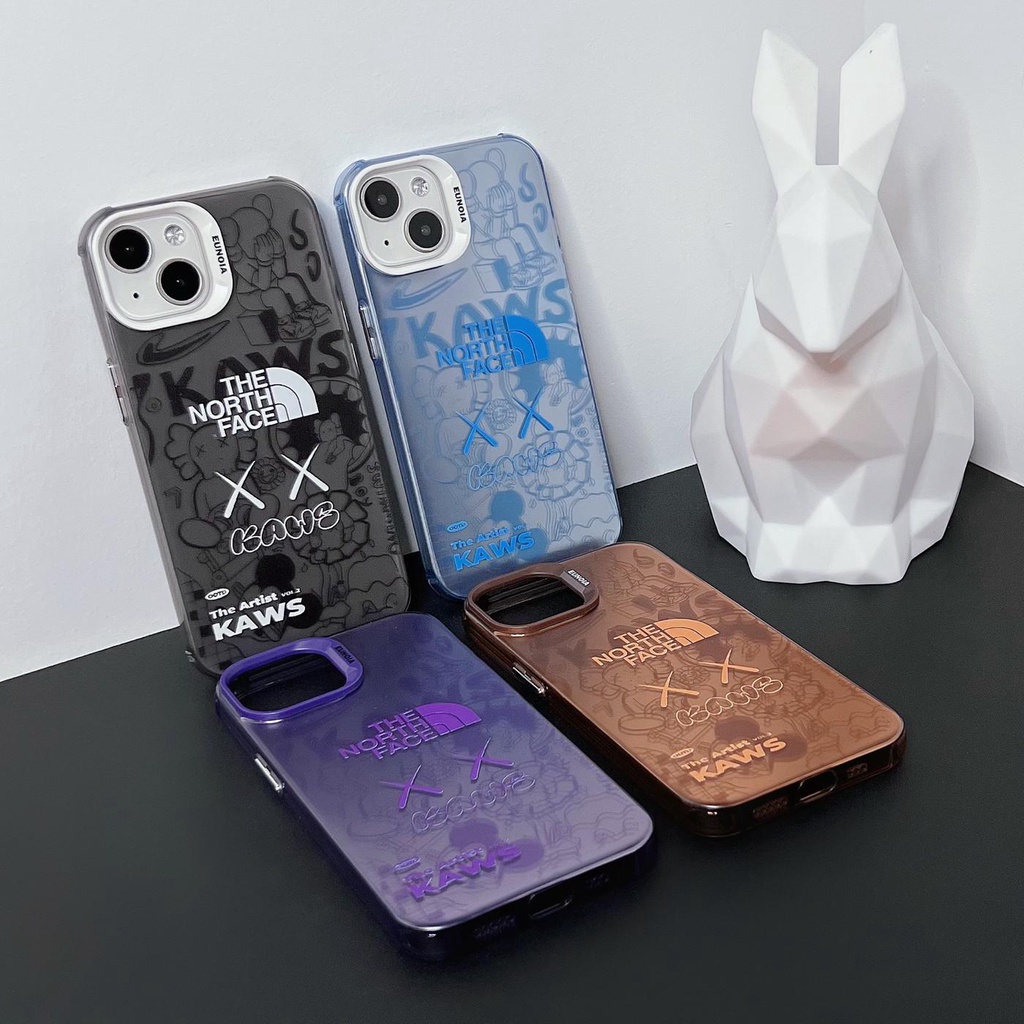 Ốp Điện Thoại Tpu Mềm Trong Suốt Chống Sốc In Hình Kaws Thời Trang Cho iPhone 14 13 12 11 Pro Max