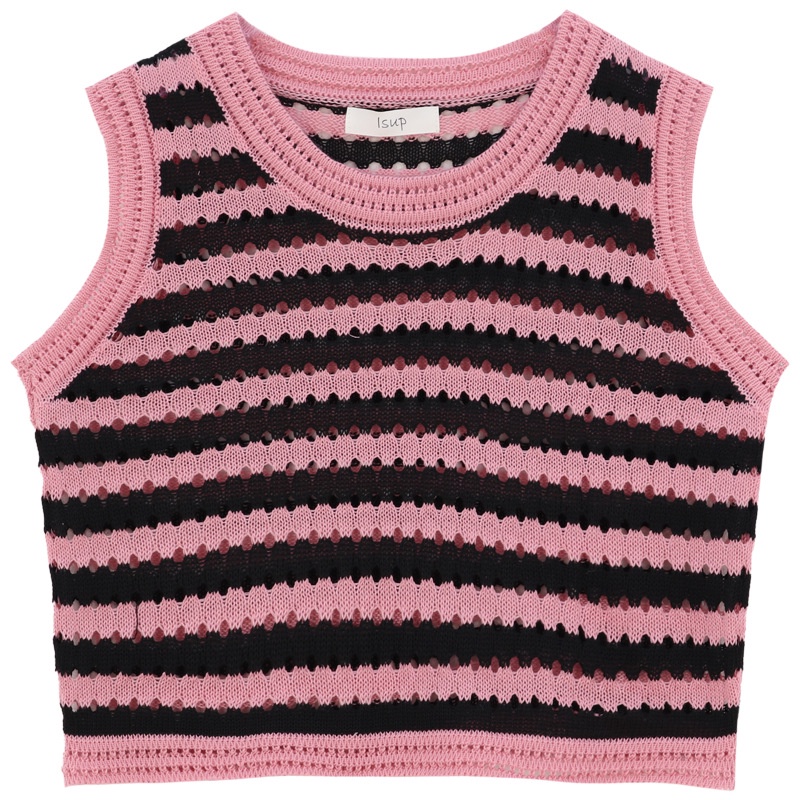 Áo Hai Dây Dệt Kim Họa Tiết Kẻ Sọc Thời Trang Mùa Hè Cho Nữ