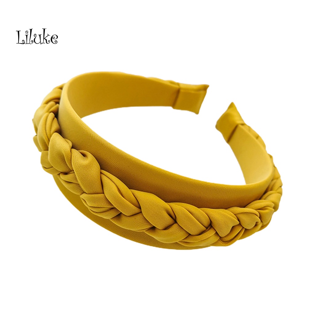 Băng Đô Bện Tóc Màu Sắc Xinh Xắn Cho Nữ