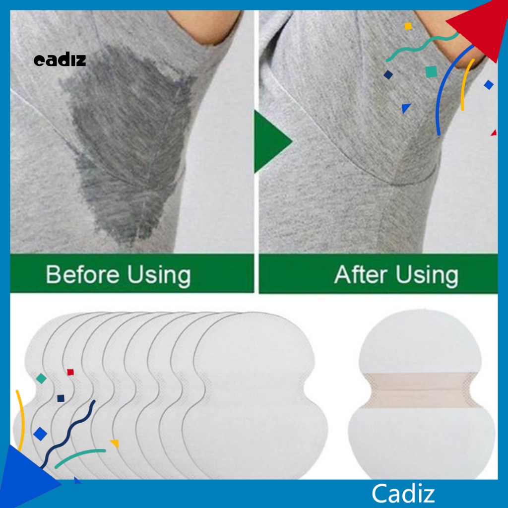Bộ 20 Miếng Đệm Dán Dưới Cánh Tay Chống Mồ Hôi Bằng Vải Không Dệt Vô Hình Dùng Một Lần