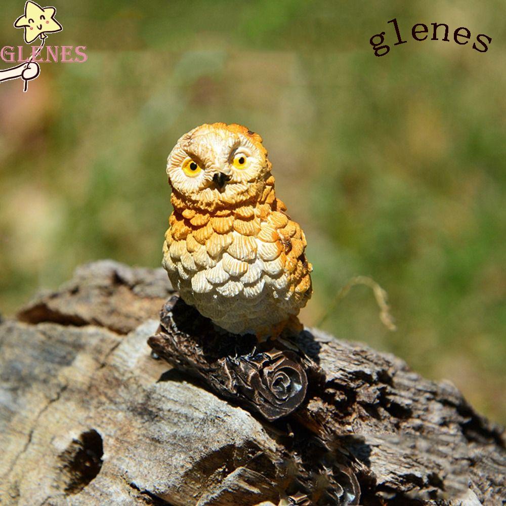 Mô Hình Cú Mèo Bằng Nhựa Resin Dễ Thương Đa Năng Chống Thời Tiết