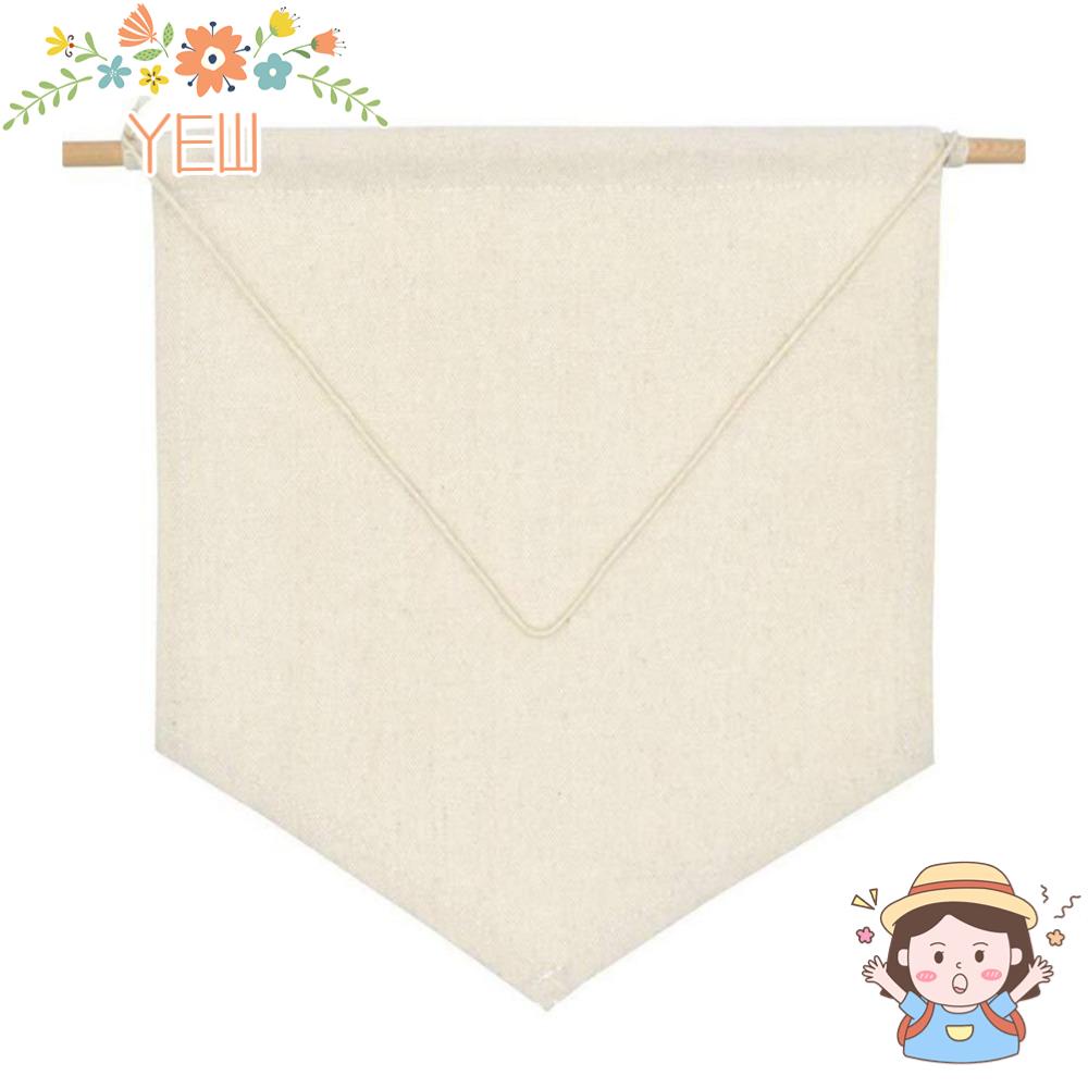 Bộ Phụ Kiện Ghim Treo Trang Trí DIY Bằng Vải Bạt