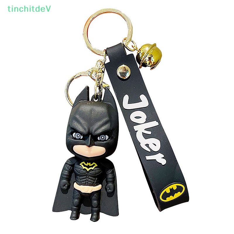 [TinchitdeV] 1 Móc Khóa PVC Hình Búp Bê Siêu Anh Hùng Dơi Cho Ba Lô / Ô Tô [Mới]