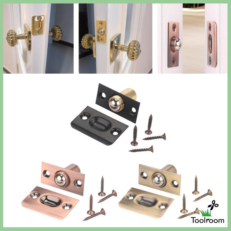 [Toolroom] Chốt Cửa Bóng Màu Đen