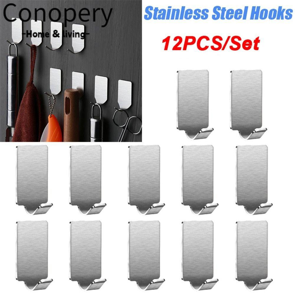 CONOPERY Giá Đỡ Treo Khăn Bằng Thép Không Gỉ Dính Chắc Chắn