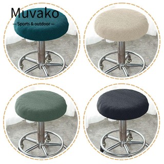 MUVAKO Vỏ Bọc Ghế Ngồi Bằng Polyester Co Giãn Dày Dặn Chống Trơn Có Thể Giặt Được