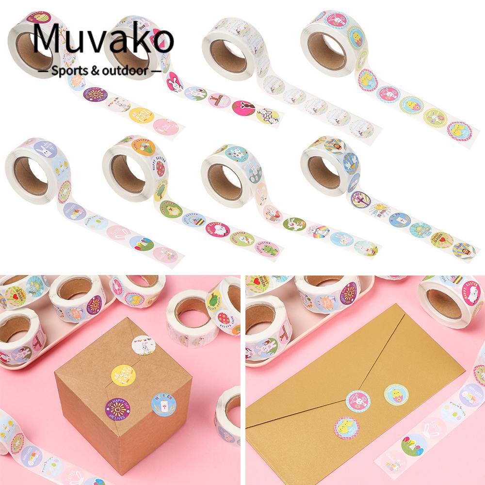 MUVAKO Miếng Dán Ghi Chú Trang Trí Kính / Đồ Nội Thất Cho Lễ Phục Sinh