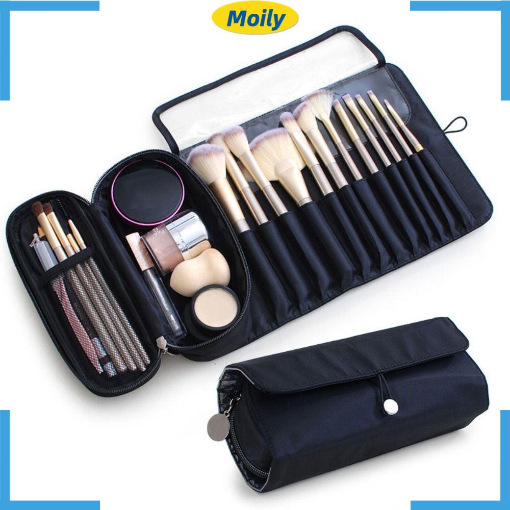 Túi Cuộn Đựng Cọ Trang Điểm Bằng Nylon Chống Thấm Nước