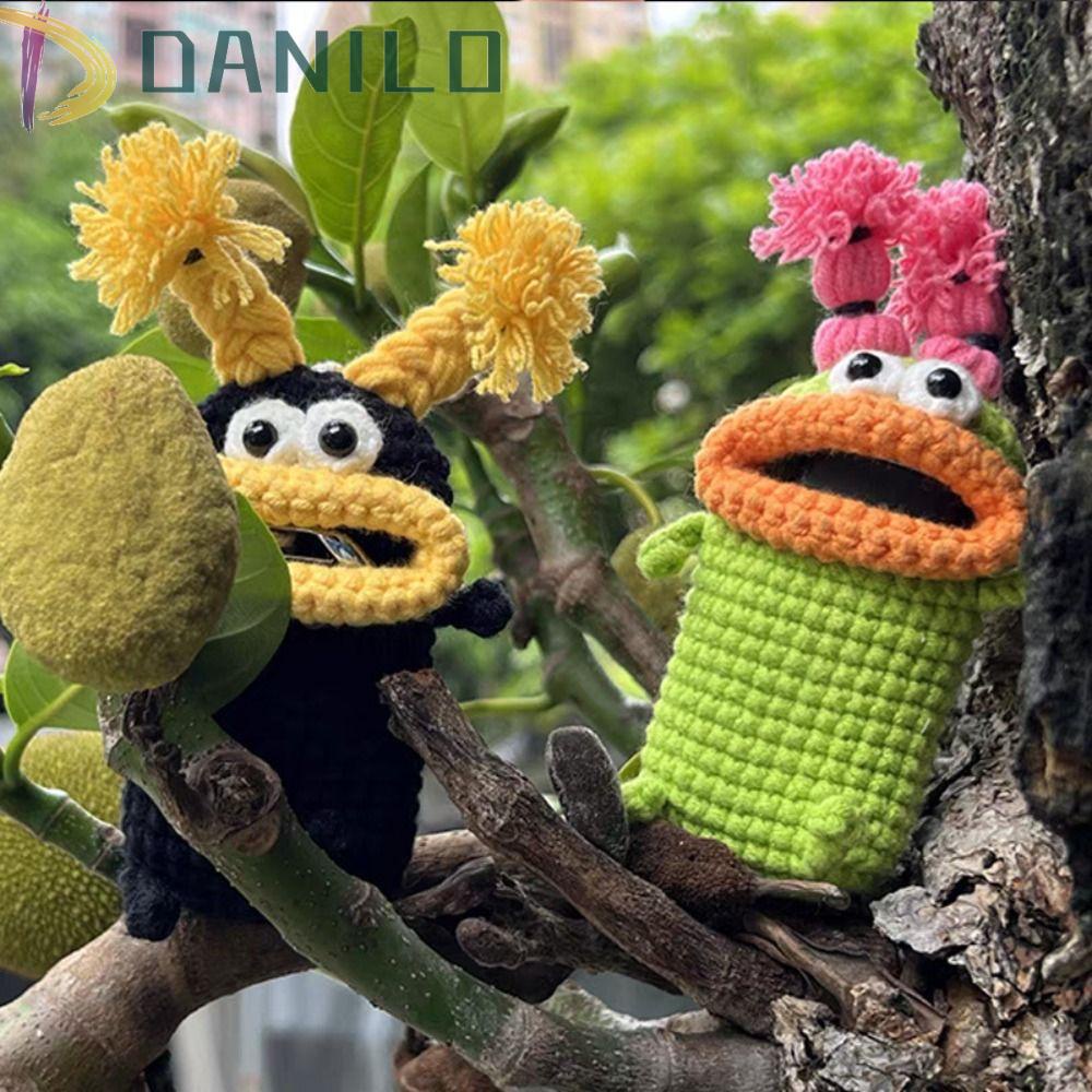 Danilo Móc Chìa Khóa Xe Hơi / Túi Đựng Thẻ Bảo Vệ Miệng Xúc Xích Miệng To Sáng Tạo Thích Hợp Làm Quà Tặng Cho Bạn