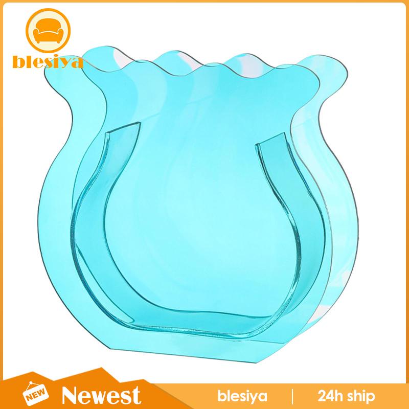 Lọ Hoa Bằng Acrylic Trong Suốt Thiết Kế Tối Giản Dùng Trang Trí