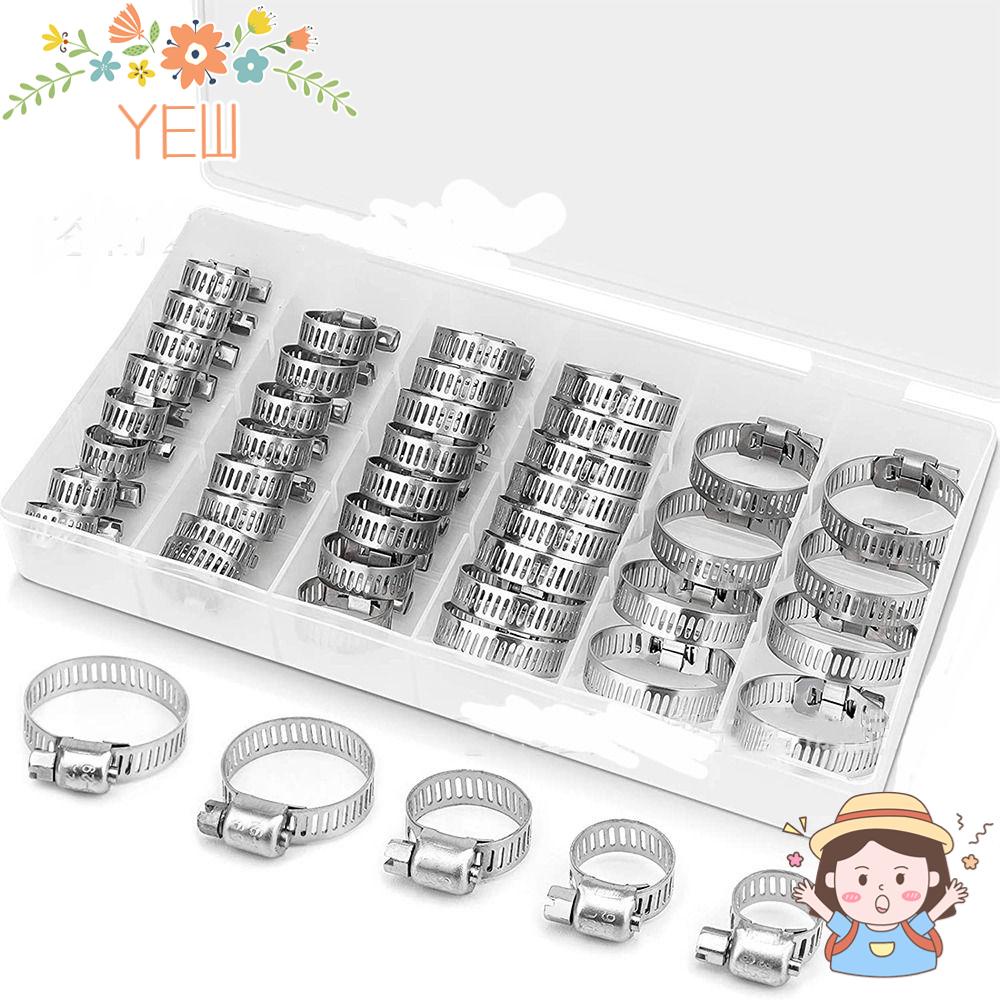 Set 40 Kẹp Ống Dẫn Nước Bằng Thép Không Gỉ 304 Tiện Dụng Chất Lượng Cao