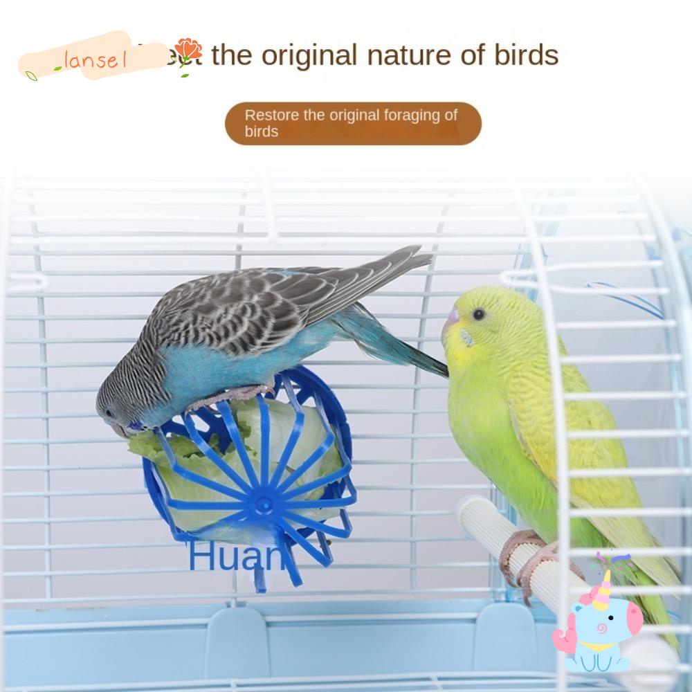 LANSEL Set 4 Khay Đựng Thức Ăn Dạng Treo Sáng Tạo Cho Chim Cảnh