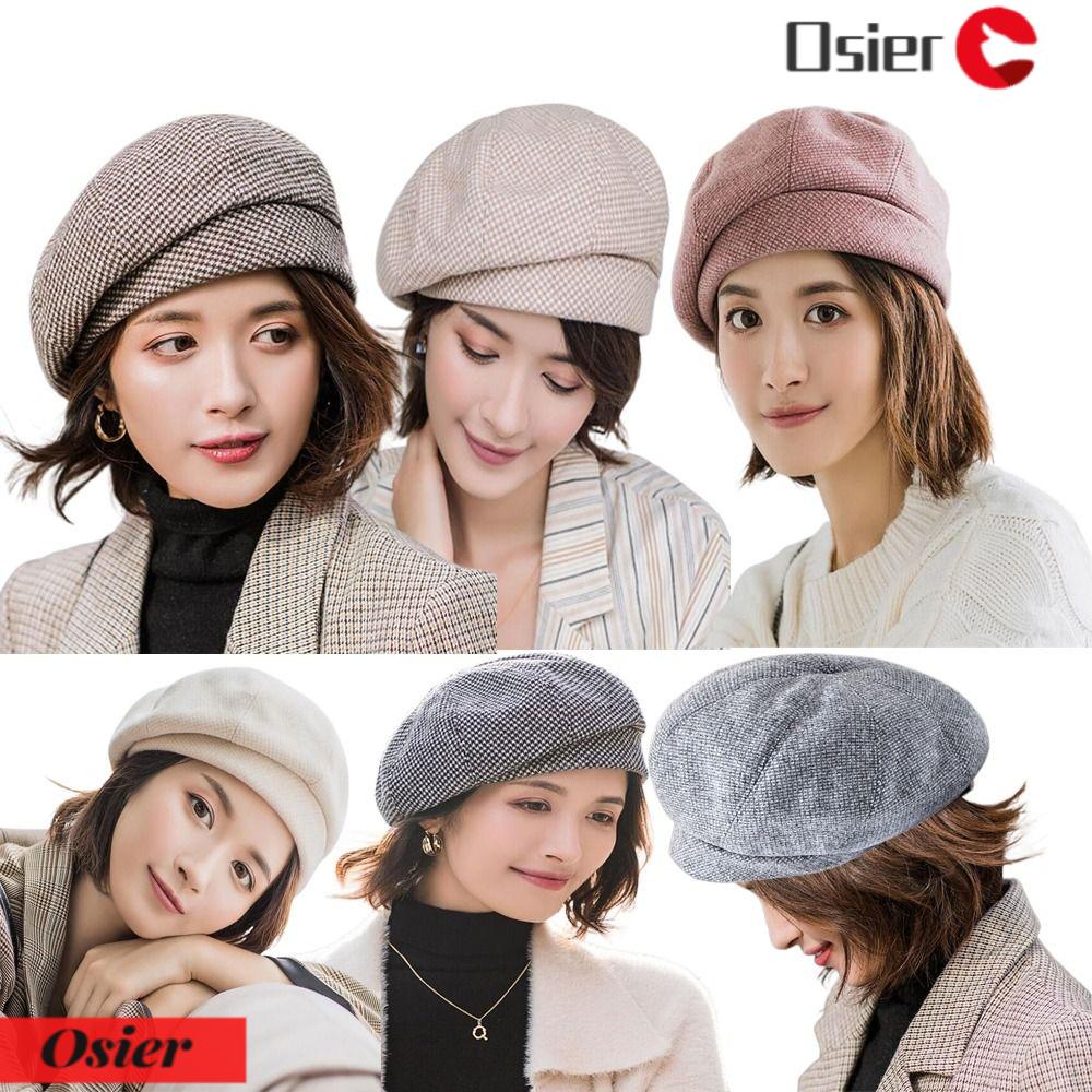 OSIER1 1 Mũ Beret Phong Cách Pháp Thời Trang Cho Nữ