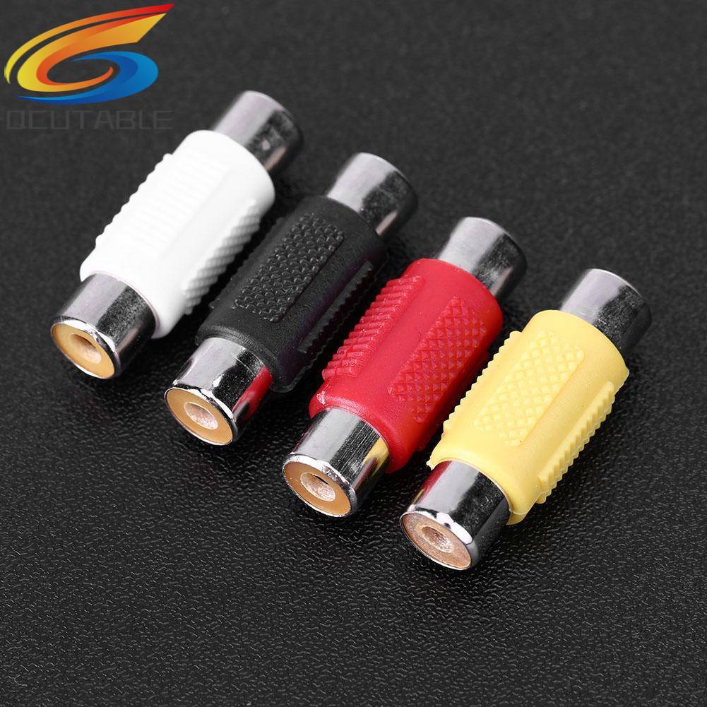 Set 4 Đầu Nối Chuyển Đổi RCA Female Sang RCA Female
