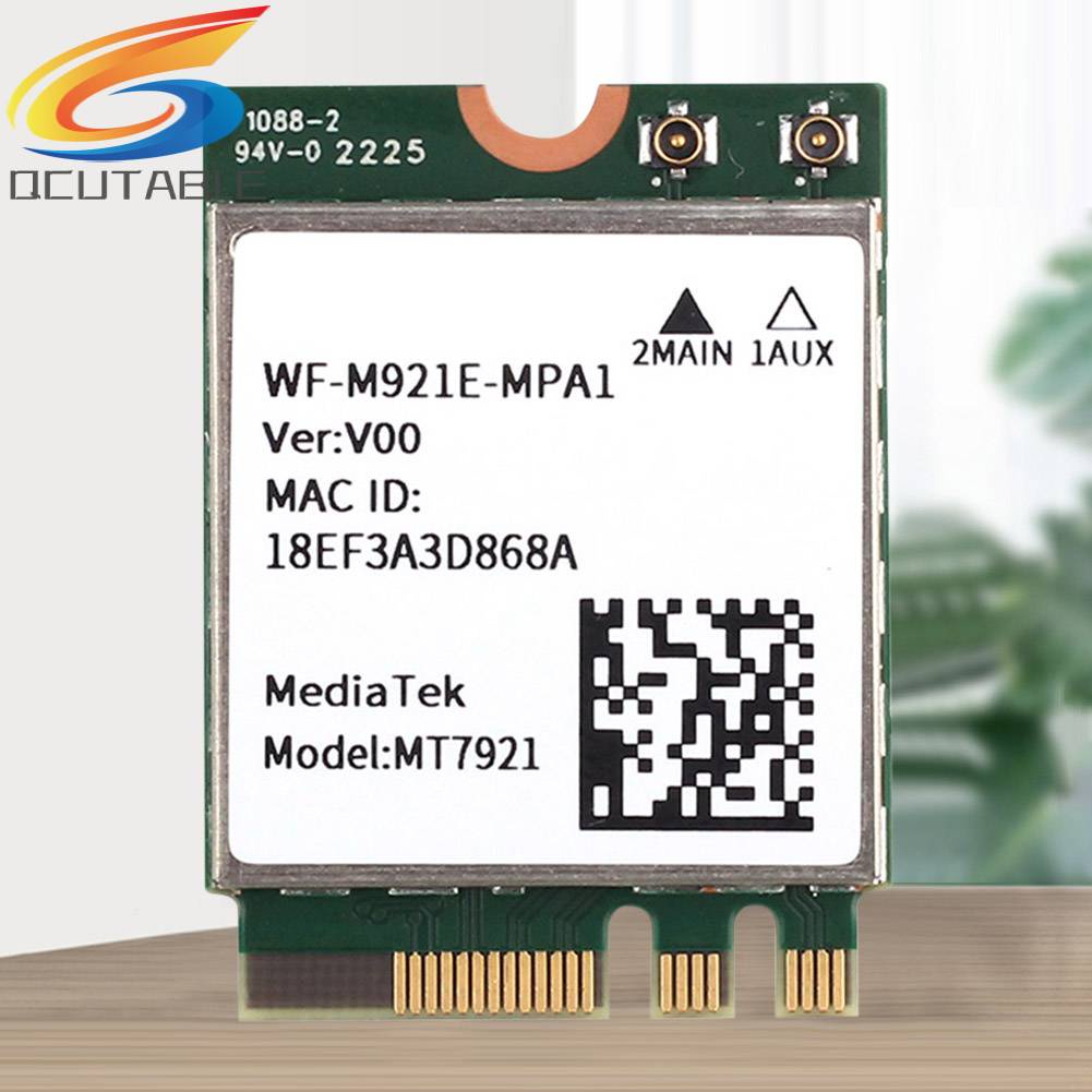 Thẻ Mạng Không Dây MT7921 1200Mbps Băng Tần Kép 2.4Ghz / 5Ghz Cho Laptop