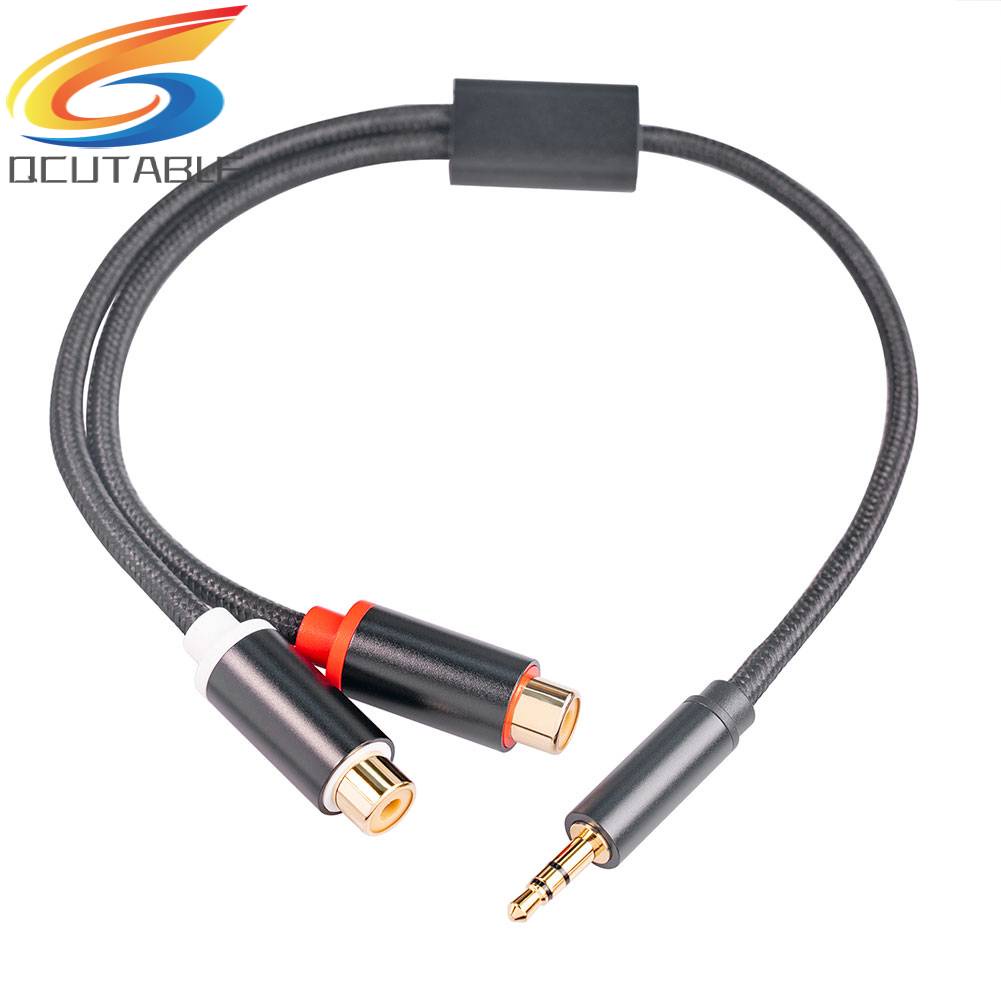 Cáp ChuyểN ĐổI Âm Thanh 3.5mm Sang 2RCA HìNh Chữ Y 0.3M