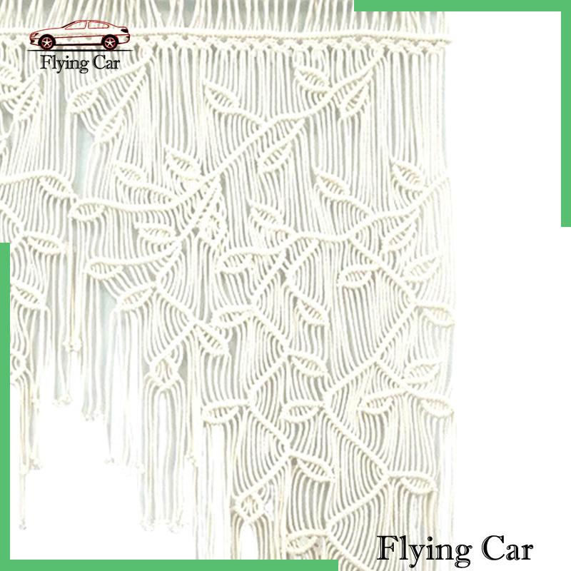 Set 2 Lá Macrame Thủ Công Treo Tường Trang Trí Phòng Ngủ / Tiệc Tùng