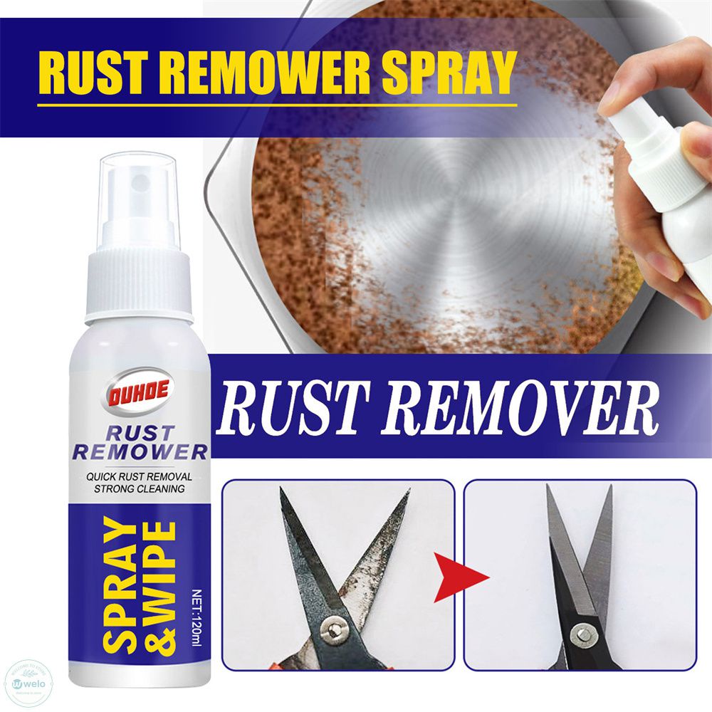 Bình Xịt Loại Bỏ Rỉ Sét 120Ml, Dễ Dàng Áp Dụng, Chống Rỉ Sét, Làm Sạch Bề Mặt Xe Làm Sạch Đánh Bóng Kim Loại Chống Rỉ Sét CHÚNG TÔI