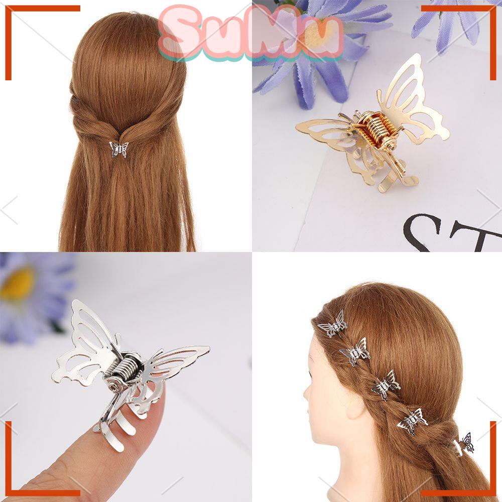 SUMU Set 5 Kẹp Tóc Hình Bướm Thời Trang Dành Cho Nữ
