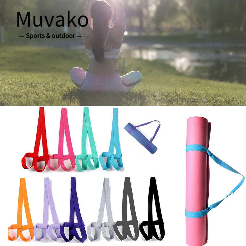MUVAKO Đai Canvas Đeo Thảm Tập Yoga Tiện Dụng