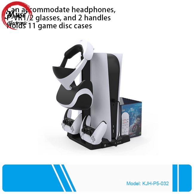 Tay Cầm Chơi Game Đế Làm Mát Đa Năng Hai Chỗ Cắm Sạc Kèm Đĩa Lưu Trữ