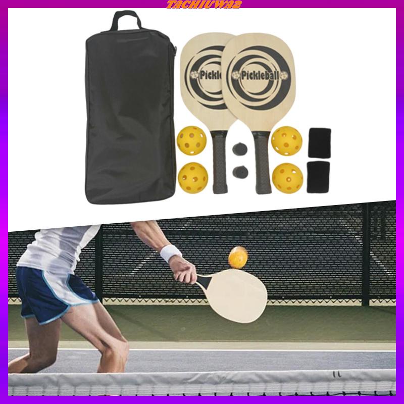 Set 2 Vợt Bóng Pickleball Trọng Lượng Nhẹ Cho Người Lớn Chơi