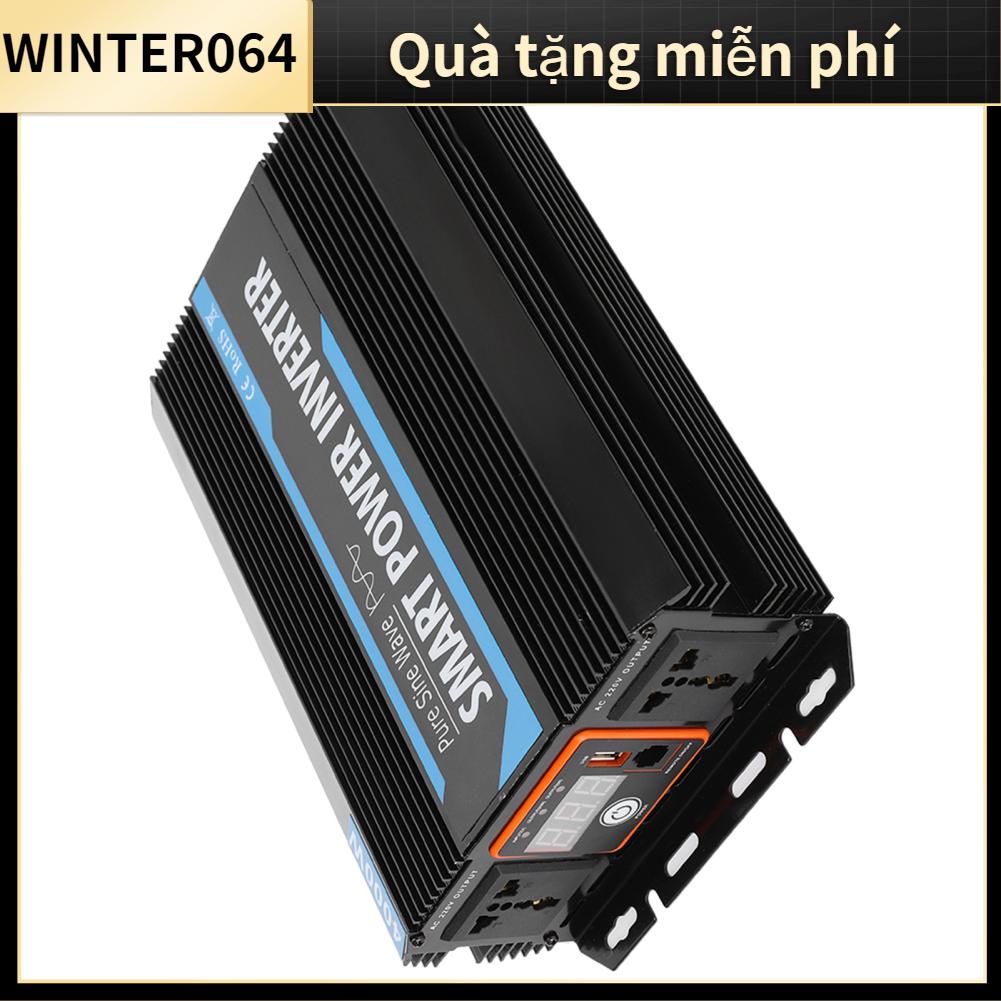 Winter064 12V Đến 220V 1500W Sóng Sin Nguyên Chất Máy Biến Điện Áp Đa Năng Cho Xe Hơi