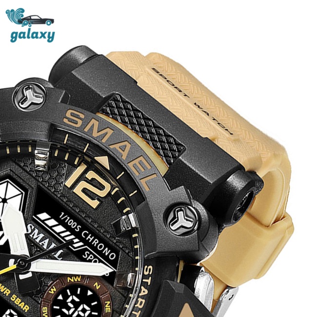 Galaxy Đồng Hồ Điện Tử Đa Năng Chống Thấm Nước 50m Màn Hình Led 8072