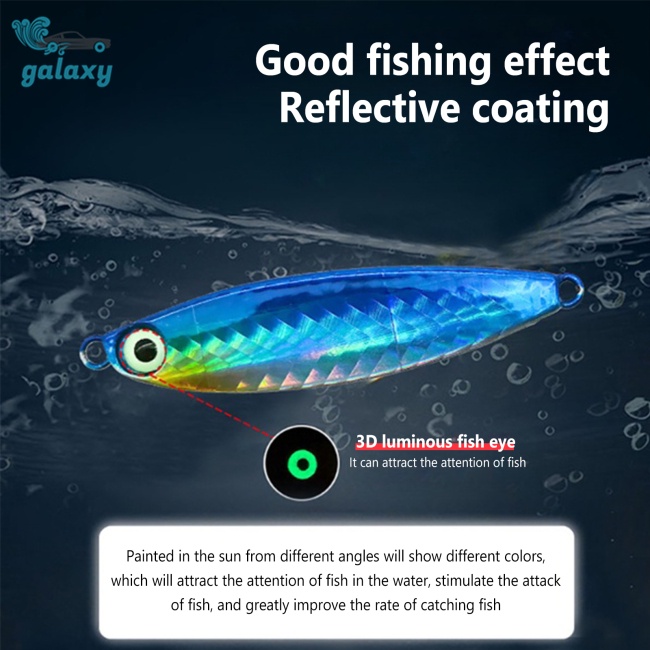 Galaxy Set 5 Mồi Giả Nhử Cá 7g / 10g / 15g / 20g / 30g Bằng Nhựa Kèm Hộp Đựng