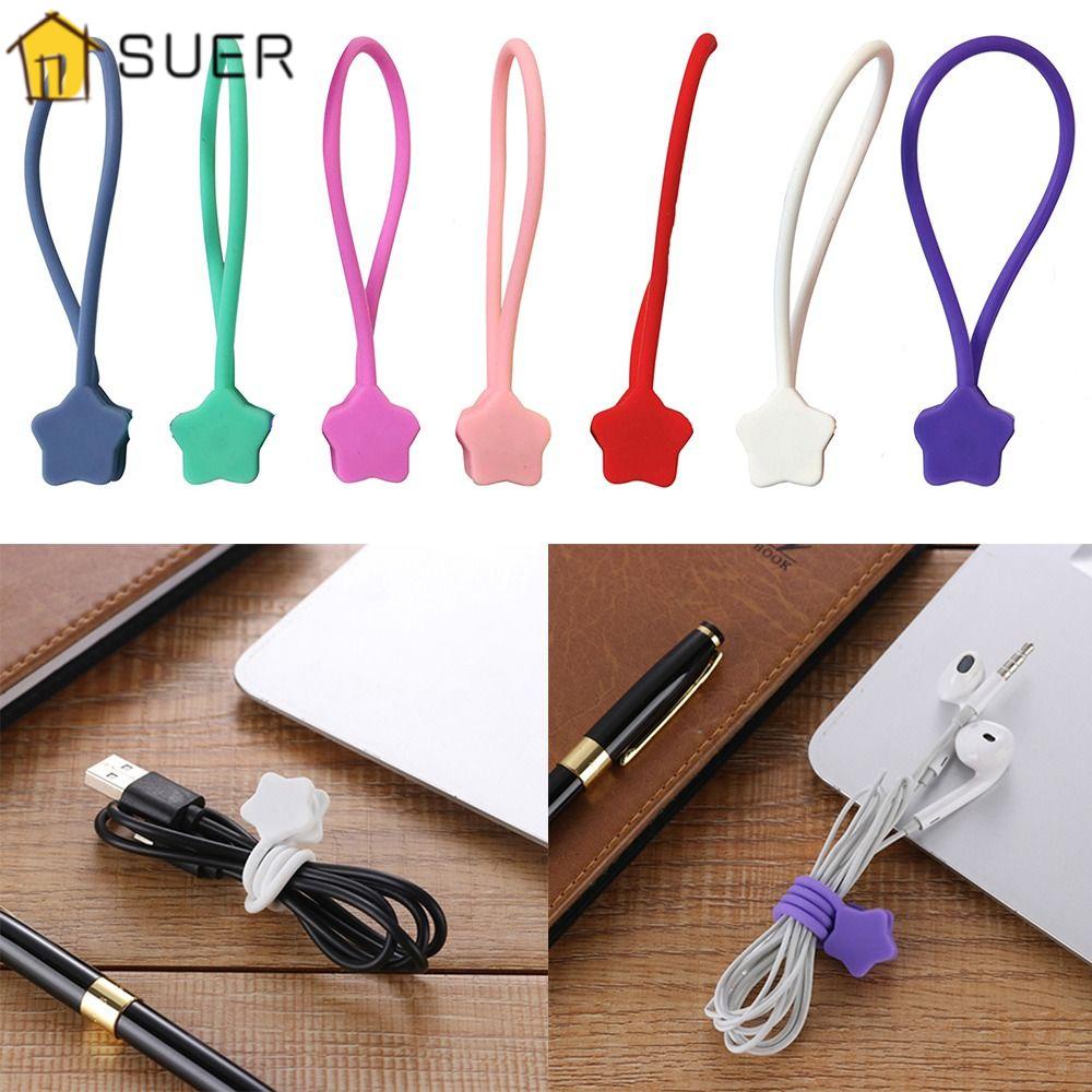 SUENIN Kẹp Cố Định Dây Cáp / Tai Nghe Để Bàn Tiện Lợi