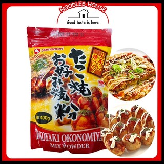 Bột Làm Bánh Xèo & Bánh Bạch Tuột Yamamori 400g - Yamamori Takoyaki Okonomiyaki Mix Powder gói 400g