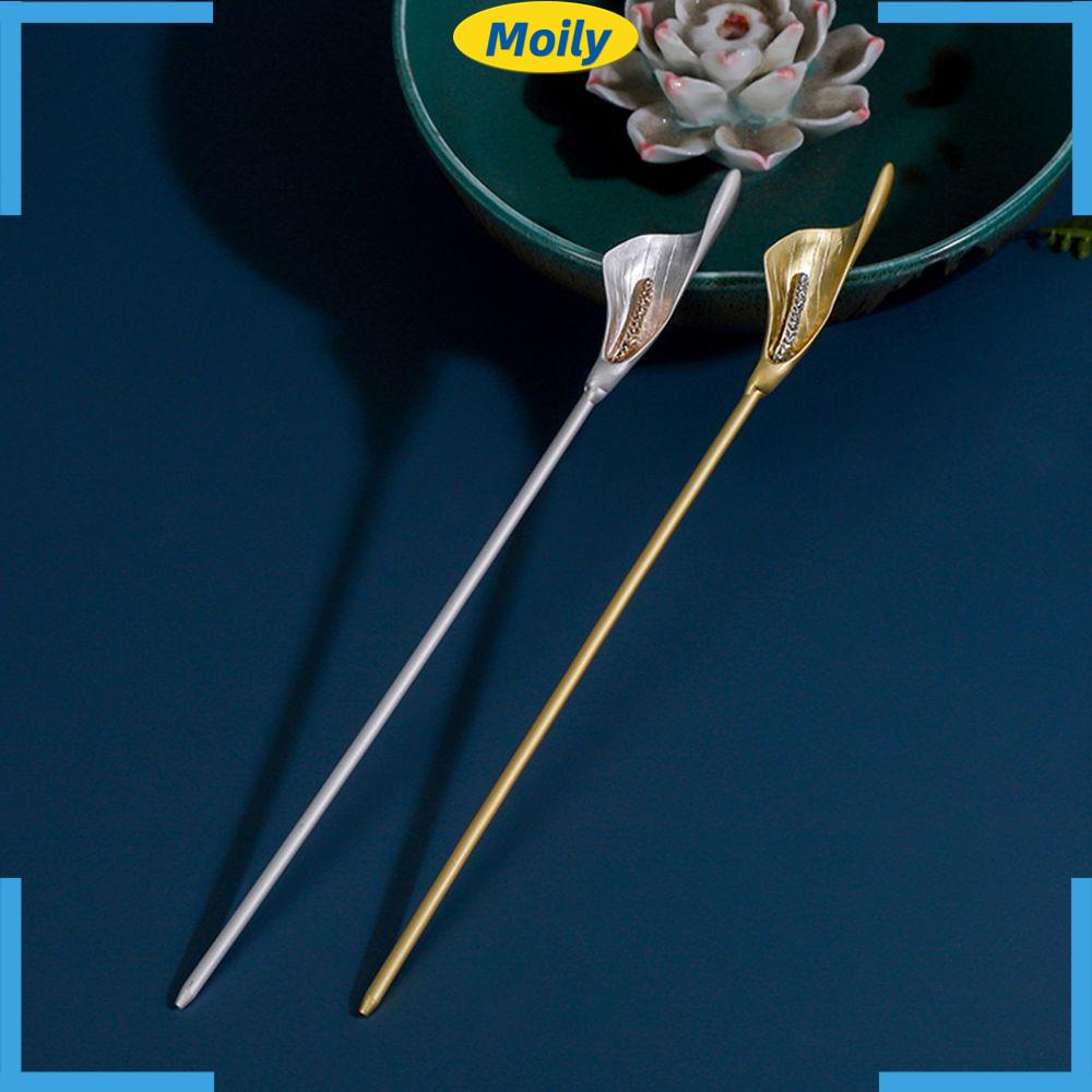 MOILYVN Trâm Cài Tóc Kim Loại Phong Cách Cổ Điển