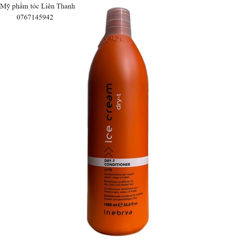 Dầu xả dành cho tóc khô rối Inebrya Ice Cream Dry - T Conditioner (2023)