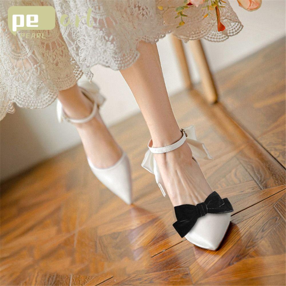 PEARLVN Set 2 Phụ Kiện Kẹp Giày Trang Trí Mới Cho Cô Dâu