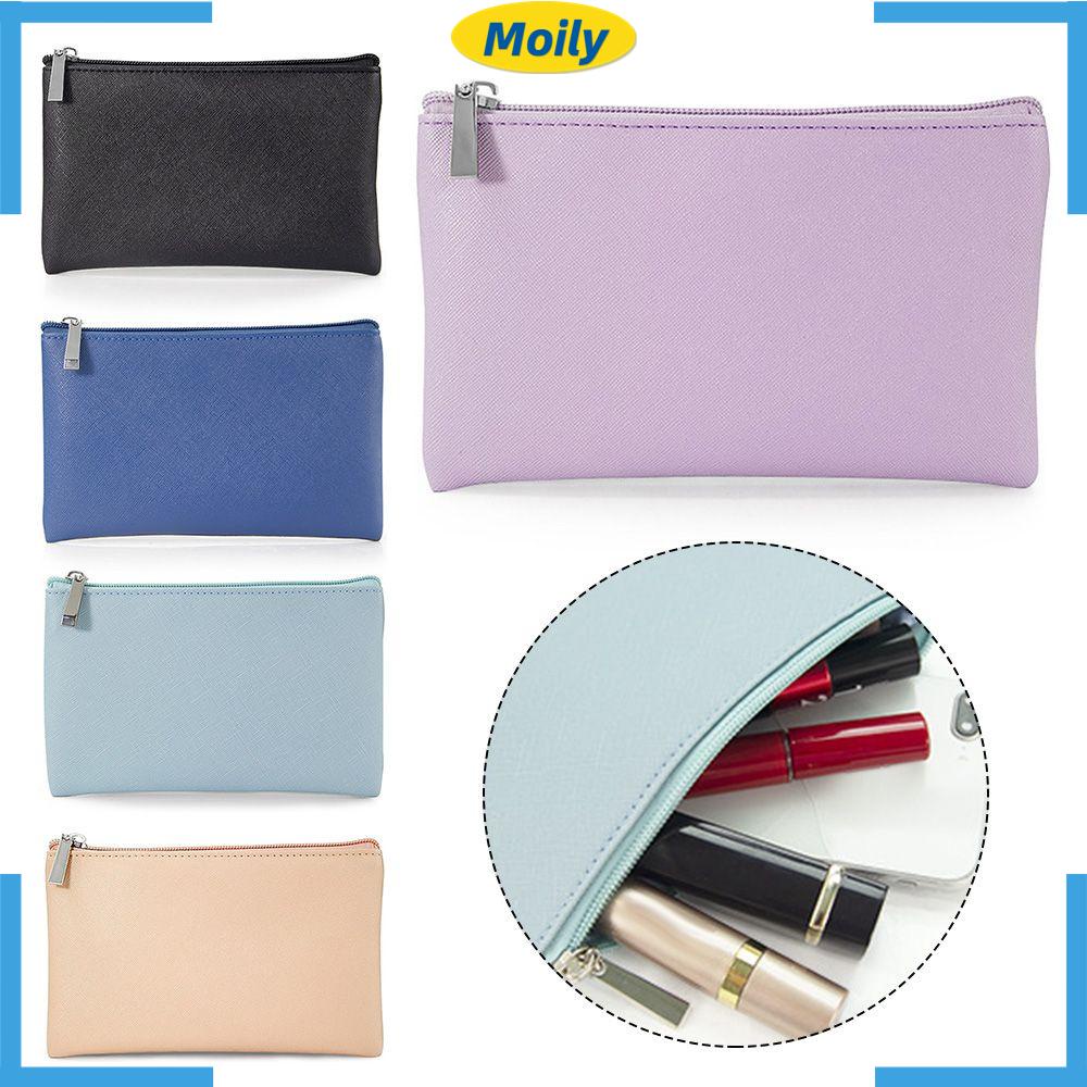 MOILYVN Túi Đựng Cọ Trang Điểm Có Khóa Kéo Tiện Dụng